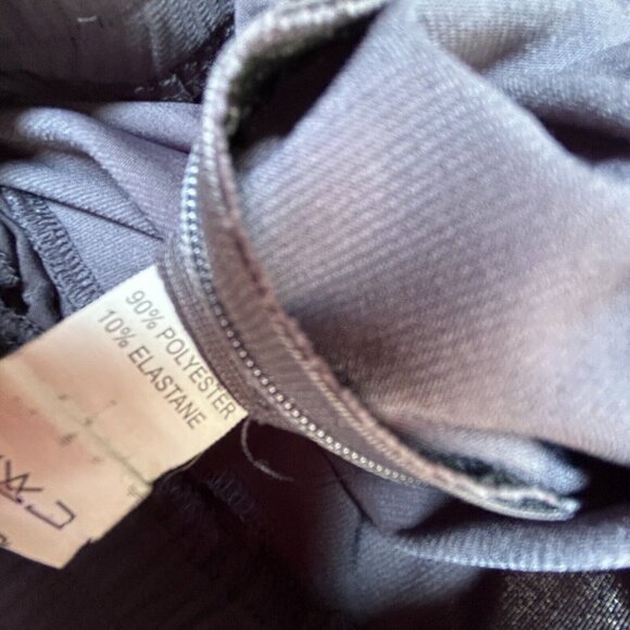 Alain Murati Women's Margot Track Stretch Trousers Jogger Pants Dark Gray Small - Picture 4 of 9